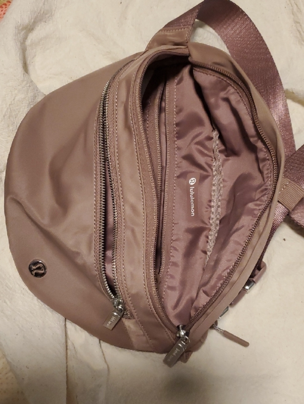 lululemon athletica Men's Mauve-Taupe Crossbody Belt Bag